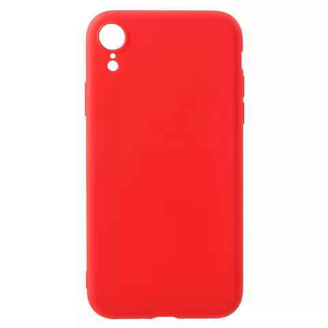 Glatte matte rote H&uuml;lle iPhone XR - Rot