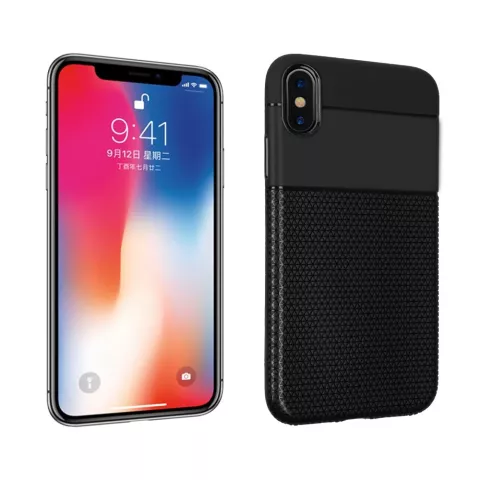 Flexible Anti-Rutsch-TPU-H&uuml;lle iPhone XR - Schwarz