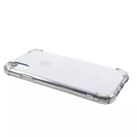 Transparente stossfeste H&uuml;lle TPU iPhone XR - Transparent Grau