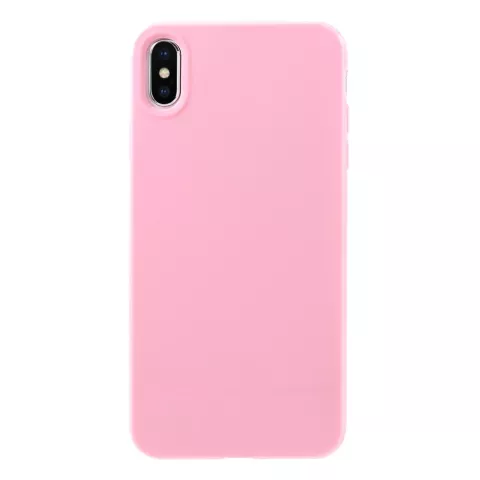 Flexible TPU-H&uuml;lle f&uuml;r iPhone XS Max H&uuml;lle - Shiny Pink
