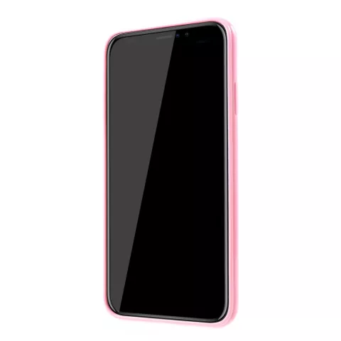 Flexible TPU-H&uuml;lle f&uuml;r iPhone XS Max H&uuml;lle - Shiny Pink