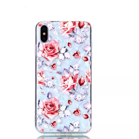 Diamanth&uuml;lle TPU iPhone XS Max H&uuml;lle - Rosen