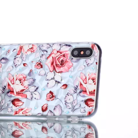 Diamanth&uuml;lle TPU iPhone XS Max H&uuml;lle - Rosen