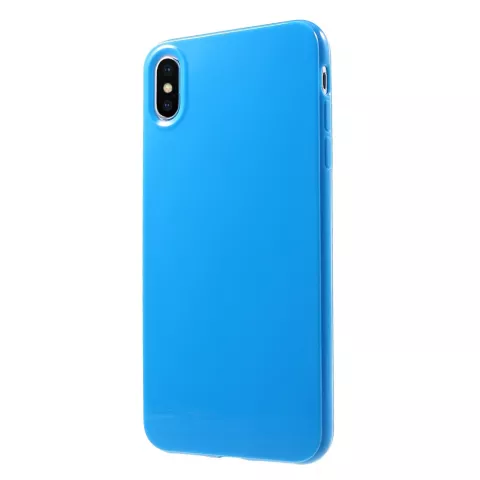 Flexible TPU-H&uuml;lle f&uuml;r iPhone XS Max H&uuml;lle - Glossy Blue