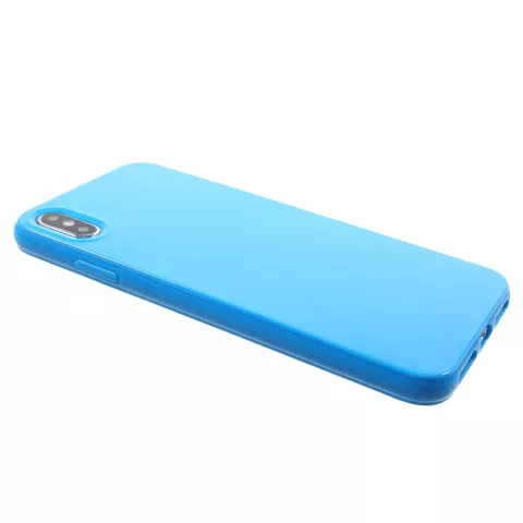 Flexible TPU-H&uuml;lle f&uuml;r iPhone XS Max H&uuml;lle - Glossy Blue