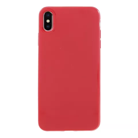 Flexible TPU-H&uuml;lle f&uuml;r iPhone XS Max H&uuml;lle - Rot