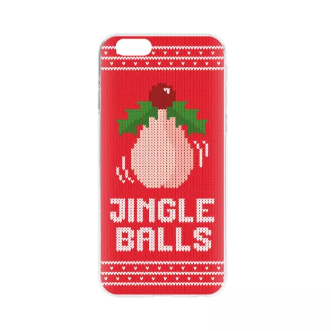FLAVR Weihnachtskoffer H&auml;ssliche Weihnachtspullover Jingle Balls iPhone 6 6s - Rot