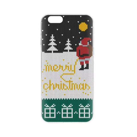 FLAVR Weihnachtskoffer H&auml;sslicher Weihnachtspullover Gelber Schnee iPhone 6 6s