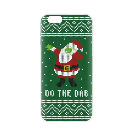 FLAVR Christmas Cardcase H&auml;sslicher Weihnachtspullover tupfen iPhone 6 6s - Gr&uuml;n