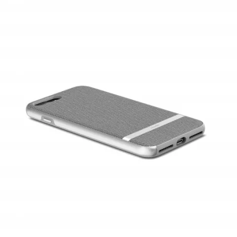 Moshi Vesta Hartschale Fischgr&auml;tenmuster iPhone 7 Plus 8 Plus - Grau