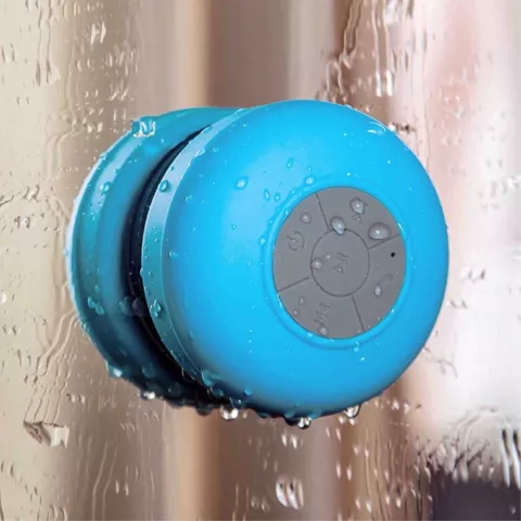 Spritzwassergesch&uuml;tzter Bluetooth-Dusch- und Badlautsprecher - Blau