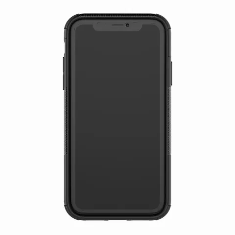 Hybrid Standardgeh&auml;use stossfeste Abdeckung iPhone X XS - Schwarz