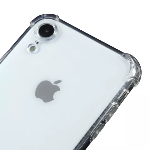 Transparente klare extra sch&uuml;tzende TPU iPhone XR H&uuml;lle - transparenter Schutz