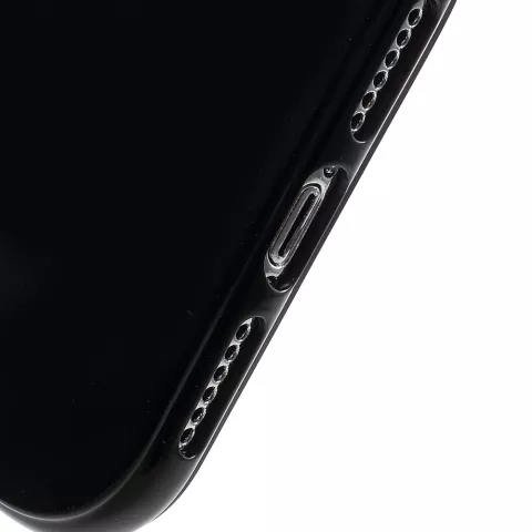 Gl&auml;nzende weiche TPU-H&uuml;lle f&uuml;r iPhone XR - Schwarze H&uuml;lle