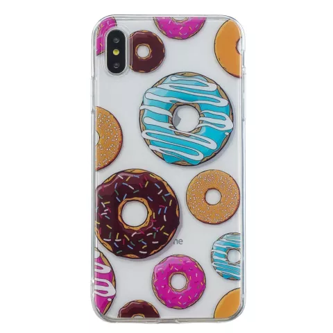 TPU H&uuml;lle iPhone XS Max H&uuml;lle - Donut Soft