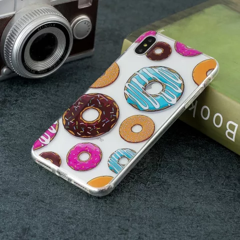 TPU H&uuml;lle iPhone XS Max H&uuml;lle - Donut Soft