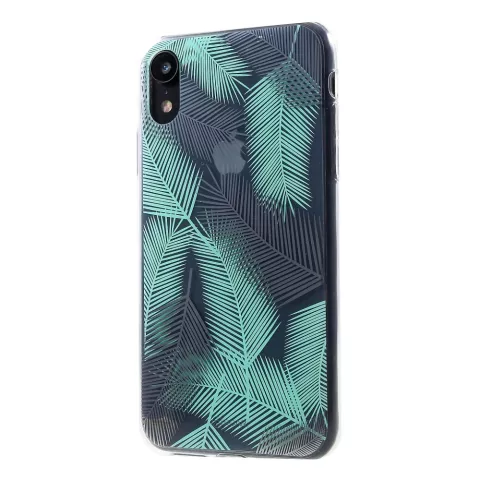 Roar Korea Polycarbonat TPU Schutzh&uuml;lle f&uuml;r iPhone XR - Leaves H&uuml;lle