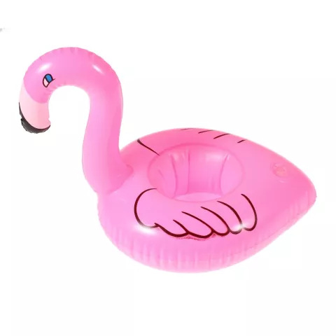 Aufblasbarer Flamingo-Getr&auml;nkehalter - Pink