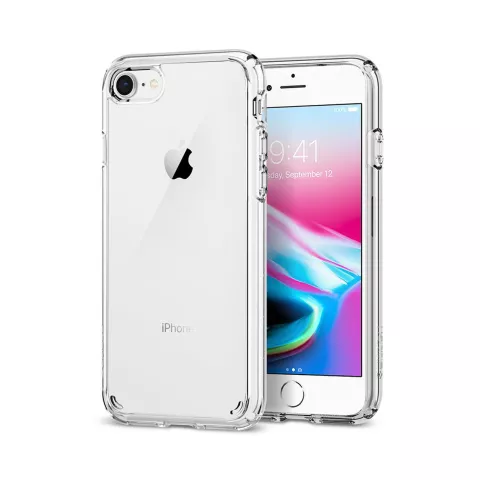 Spigen Ultra Hybrid 2 transparente H&uuml;lle Kompatibel mit iPhone 7 8 SE 2020 SE 2022 H&uuml;lle - Transparent