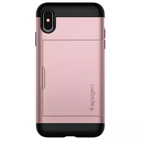 Spigen Slim Armor CS H&uuml;lle Rotgold Schutz iPhone XS Max Ros&eacute;gold H&uuml;lle