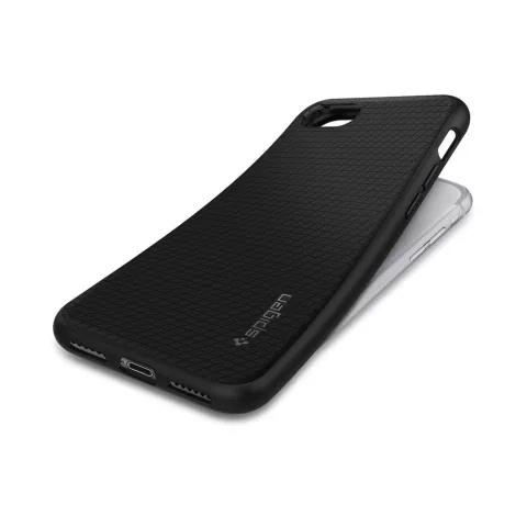 Spigen Liquid Air H&uuml;lle iPhone 7 8 SE 2020 SE 2022 H&uuml;lle - Schwarz