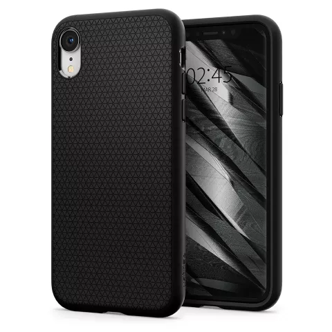 Spigen Liquid Air H&uuml;lle Kompatibel mit iPhone XR H&uuml;lle - Schwarz