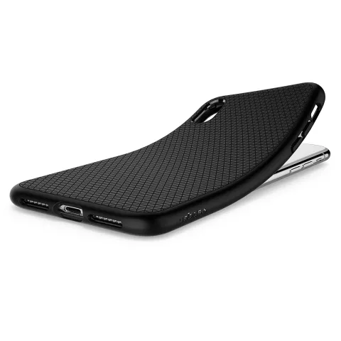 Spigen Liquid Air H&uuml;lle Kompatibel mit iPhone XR H&uuml;lle - Schwarz
