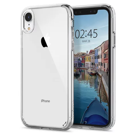 Spigen Ultra Hybrid H&uuml;lle Kompatibel mit iPhone XR transparente H&uuml;lle - Transparent