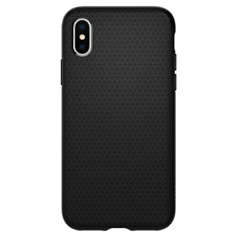 Spigen Liquid Air H&uuml;lle Kompatibel mit iPhone XS H&uuml;lle - Mattschwarz