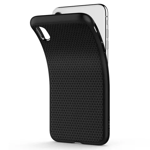 Spigen Liquid Air H&uuml;lle Kompatibel mit iPhone XS H&uuml;lle - Mattschwarz