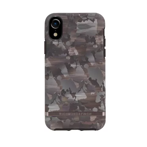 Richmond &amp; Finch Concrete Camouflage iPhone XR H&uuml;lle - graue H&uuml;lle