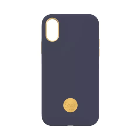 FLAVR Studio Pure Navy iPhone X XS Hartschalenkoffer - Royal Blue Blue