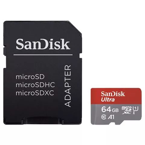 SanDisk 64 GB SanDisk Ultra microSDXCTM UHS-I - Erweiterbarer Speicher f&uuml;r Android