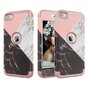 Armor Case Marmoretui iPod Touch 5 6 7 - Pink und Weiss