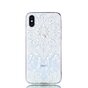 Durchscheinendes Blumenmuster 3D Diamond TPU iPhone X XS H&uuml;lle - Mandala