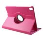 Leder Litchi Grain iPad Pro 12.9 inch (2018 2020 2021 2022) H&uuml;lle mit &Auml;rmel und Abdeckung - Pink