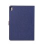 Jeans Textur iPad Pro 12,9-Zoll-2018 Hoes Case Wallet Standard - Blau Braun