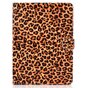 Panther Print iPad Pro 11-Zoll 2018 Etuis H&uuml;lle Leder Brieftasche Brieftasche - Brown Leopard