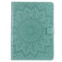 Sonnenblume Leder iPad Pro 11-Zoll-2018 Fall Cover Wallet - Gr&uuml;n