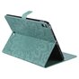 Sonnenblume Leder iPad Pro 11-Zoll-2018 Fall Cover Wallet - Gr&uuml;n