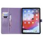 Sonnenblume Leder iPad Pro 11-Zoll-2018 Fall Cover Wallet - Lila