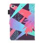 Ananas bunte Flip Case Leder Flip Cover iPad Mini 1 2 3 4 5 - Hellblau Pink Lila
