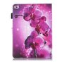 Orchidee Blume Flip Fall Lederh&uuml;lle iPad Mini 1 2 3 4 5 - Lila Pink