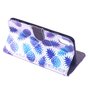 Ananas Ananas Flip Case Leder Brieftasche TPU Abdeckung iPhone XR - Lila Blau Hellrosa