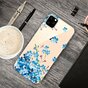 Niedliche flexible blaue Blumenh&uuml;lle iPhone 11 Pro TPU H&uuml;lle - Transparent