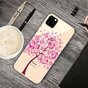 Warme flexible Schmetterlinge Baum rosa H&uuml;lle iPhone 11 Pro Max TPU H&uuml;lle - Transparent