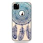 Traumf&auml;nger Mandala Web Blue Feathers Spirituelle H&uuml;lle iPhone 11 Pro Max TPU H&uuml;lle - Klar