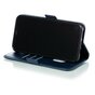 Leder Brieftasche B&uuml;cherregal Brieftasche iPhone 11 Pro Max - Blau