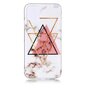 Marmormuster Dreieck Gold Pink Schwarz Figur Kreative iPhone 11 Pro TPU H&uuml;lle