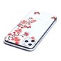 Blumen Bl&uuml;te Schmetterlinge Rot Natur Fall TPU iPhone 11 Pro Max - Transparent